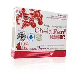 Хелат Железа, Chela-Ferr Med, Olimp Nutrition  30капс (36283010)