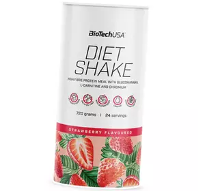 Диетический коктейль с протеином и пищевыми волокнами, Diet Shake, BioTech (USA)  720г Клубника (29084028)