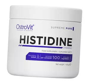 Гистидин в порошке, Supreme Pure Histidine, Ostrovit  100г Без вкуса (27250030)
