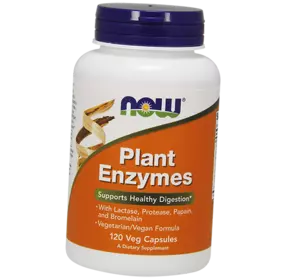 Фермент для пищеварения, Plant Enzymes, Now Foods  120вегкапс (69128014)