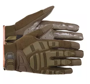 Перчатки тактические с закрытыми пальцами BC-8799 FDSO  XL Оливковый (07508029)