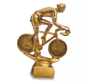 Статуэтка наградная спортивная Велоспорт Велосипедист C-4600-B5     Золотой (33508273)