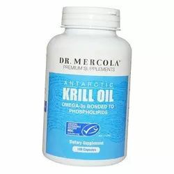 Жир антарктического криля, Antarctic Krill Oil, Dr. Mercola  180капс (67387001)