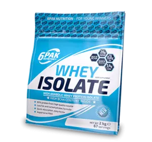 Изолят Сывороточного Белка из молока, Whey Isolate, 6Pak  1800г Белый шоколад (29350002)