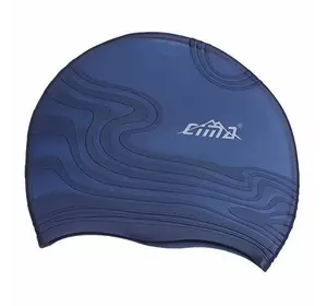 Шапочка для плавания Волна PL-1667 Cima   Темно-синий (60437011)