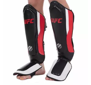 Защита голени и стопы для единоборств Pro Training UHK-69979 UFC  S/M Красно-черный (37512035)