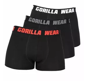 Трусы боксеры Gorilla Wear Boxershorts Gorilla Wear  4XL Черно-красный (06369240)