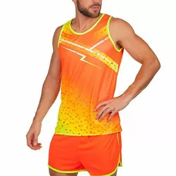 Форма для легкой атлетики мужская LD-8309 Lidong  XL Оранжево-желтый (60429516)