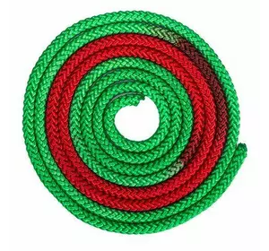 Скакалка для художественной гимнастики C-1657    Зелено-красный (60508020)