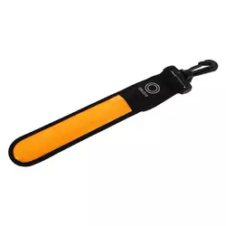 Брелок-фликер светоотражающий с карабином и светодиодом Seeyu 1P02 FDSO   Оранжевый (60508670)
