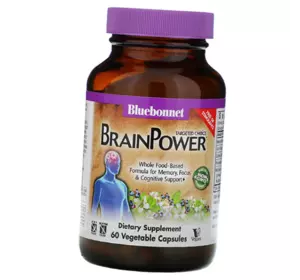 Комплекс для улучшения работы мозга, Brain Power, Bluebonnet Nutrition  60вегкапс (71393017)