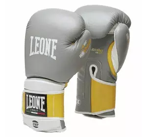 Боксерские перчатки Leone Tecnico Leone 1947  14oz Серый (37333012)