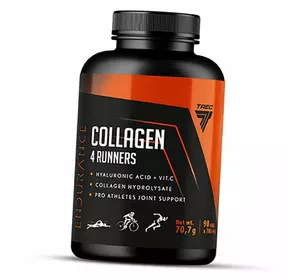 Коллаген и Гиалуроновая кислота, Collagen 4 Runners, Trec Nutrition  90капс (68101002)