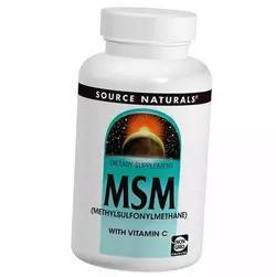 МСМ, Метилсульфонилметан, MSM 1000, Source Naturals  60таб (03355006)