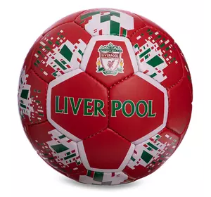 Мяч футбольный Liverpool FB-2359 Ballonstar  №5 Красный (57566067)