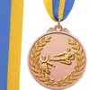 Медаль спортивная с лентой двухцветная Каратэ C-7026     Бронзовый (33508369)