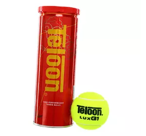 Мяч для большого тенниса Lux Q1 T808-3    Салатовый 3шт (60496051)
