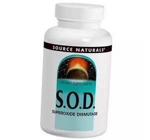 Супероксиддисмутаза, СОД, S.O.D., Source Naturals  90таб (72355023)