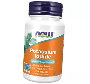 Йодистый Калий, Potassium Iodide 30, Now Foods  60таб (36128433)