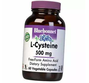 Цистеин для волос, кожи и ногтей, L-Cystein 500, Bluebonnet Nutrition  60вегкапс (27393006)