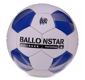 Мяч футбольный Hybrid FB-3132 Ballonstar  №5 Бело-синий (57566053)
