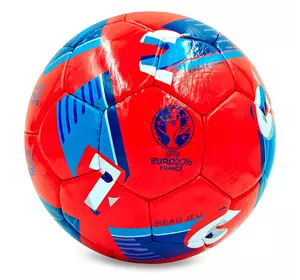 Мяч футбольный Euro-2016 FB-5213 Ballonstar  №5 Красно-синий (57566042)