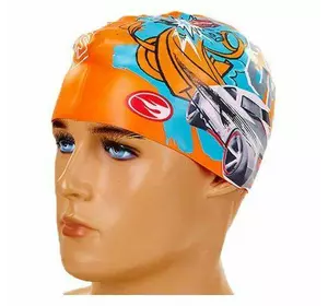 Шапочка для плавания детская Hot Wheels AR-91674    Оранжевый (60442010)