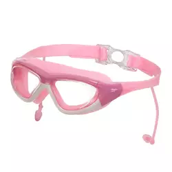 Очки-полумаска для плавания детские с берушами 9200 FDSO   Розовый (60508807)