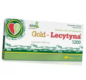 Лецитин соевый, Gold Lecithin, Olimp Nutrition  60гелкапс (72283001)