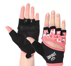 Перчатки для фитнеса Tapout SB168516 Maraton  M Черно-розовый (07446063)