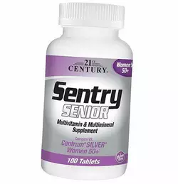 Витамины для женщин после 50 лет, Sentry Senior Women 50+, 21st Century  100таб (36440031)