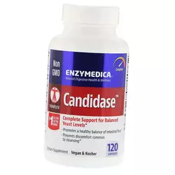 Противокандидное Средство, Candidase, Enzymedica  120капс (69466012)