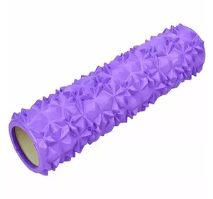 Роллер для йоги и пилатеса FI-0458 FDSO   45см Фиолетовый (33508017)