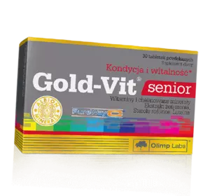 Комплекс витаминов после 50 лет, Gold-Vit for Senior, Olimp Nutrition  30таб (36283134)