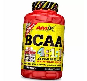 Аминокислоты с разветвленной цепью, BCAA 4:1:1, Amix Nutrition  150таб (28135008)