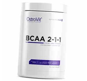 ВСАА, Аминокислоты, Pure BCAA 2:1:1, Ostrovit  400г Без вкуса (28250002)