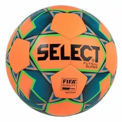 Мяч футзальный Futsal Super FIFA Select  №4 Оранжево-зеленый (57429190)