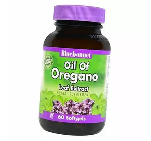 Экстракт из листьев орегано, Oil of Oregano, Bluebonnet Nutrition  60гелкапс (71393004)