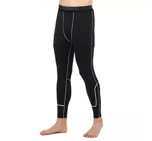 Компрессионные штаны тайтсы для спорта UA-516-1 Lidong  26 Черно-серый (06531065)
