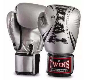 Перчатки боксерские FBGVSD3-TW6 Twins  16oz Серебряный (37426071)
