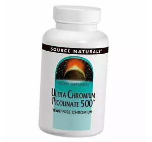 Ультра Хром Пиколинат, Ultra Chromium Picolinate, Source Naturals  60таб (36355094)