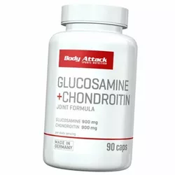 Глюкозамин Хондроитин, Glucosamine plus Chondroitin, Body Attack  90капс (03251001)