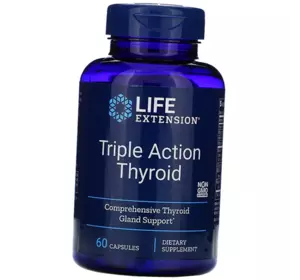 Комплекс для поддержания щитовидной железы, Triple Action Thyroid, Life Extension  60вегкапс (71346013)