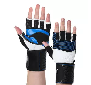 Перчатки для тяжелой атлетики Tapout SB168507 Maraton  L Черно-синий (07446046)
