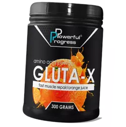 Аминокислота Глютамин, Gluta-X, Powerful Progress  300г Апельсин (32401001)