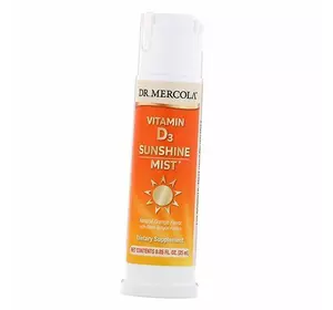 Витамин Д3 спрей, Vitamin D3 Sunshine Mist, Dr. Mercola  25мл Апельсин (36387020)