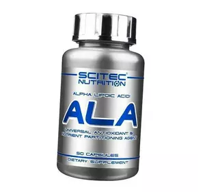 Альфа Липоевая кислота, Универсальный антиоксидант, ALA, Scitec Nutrition  50капс (70087001)