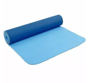 Коврик для фитнеса и йоги FI-3046 FDSO    Розово-голубой (56508120)