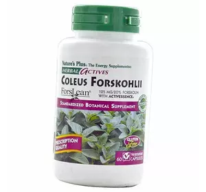 Форсколин, Herbal Actives Coleus Forskohlii, Nature's Plus  60вегкапс (71375033)