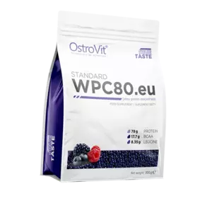 Концентрат Сывороточного Протеина, WPC80.eu standart, Ostrovit  900г Дикая ягода (29250004)